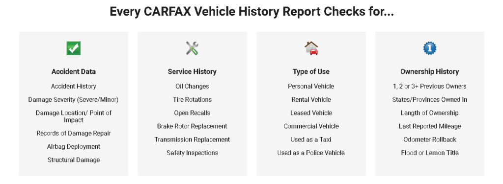 vehicle serviced meaning on carfax