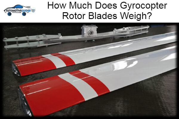 Does Gyrocopter Rotor Blades Weigh
